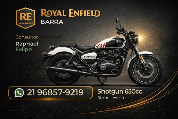 SHOTGUN 650CC 2025/2026 !!!0KM!!! RAPHAEL FELIPE 2 1 9 6 8 5 7 9 2 1 9