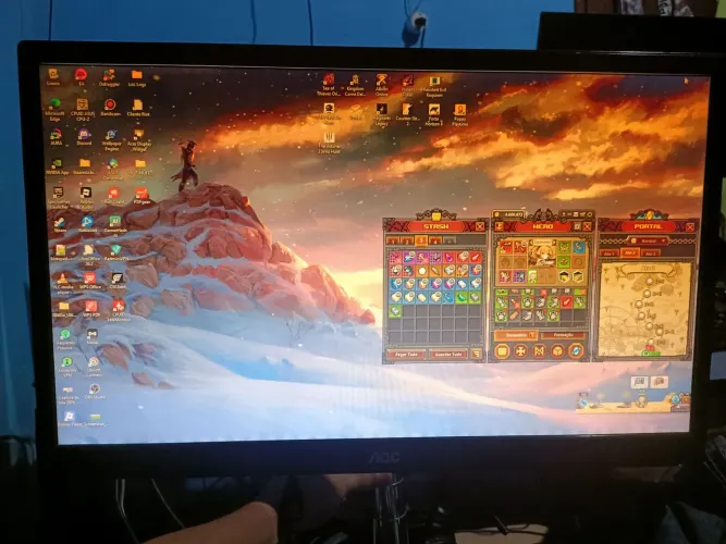 Monitor AOC 21,5 Polegadas + Suporte