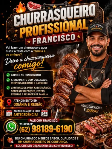Churrasqueiro profissional