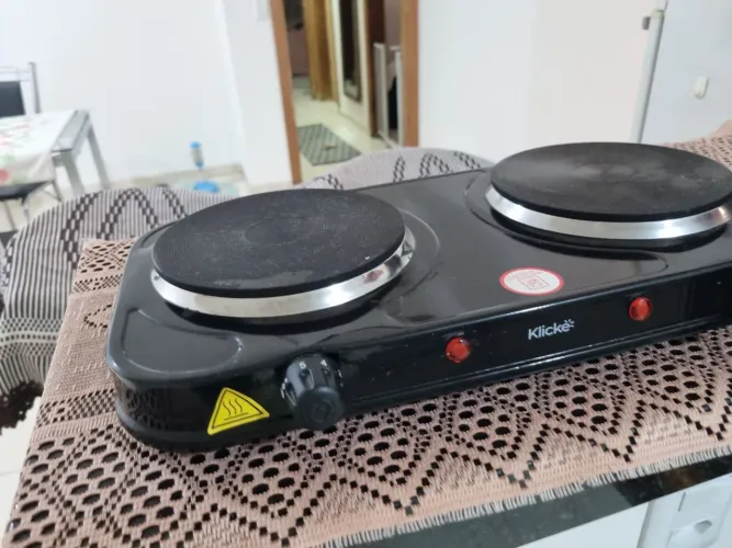 FOGAO ELÉTRICO PORTATIL 2 BOCAS 