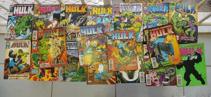 LOTE HULK MARVEL ABRIL (17 EDIÇÕES) - CLÁSSICOS ANOS 90 + SAGA CONTAGEM REGRESSIVA