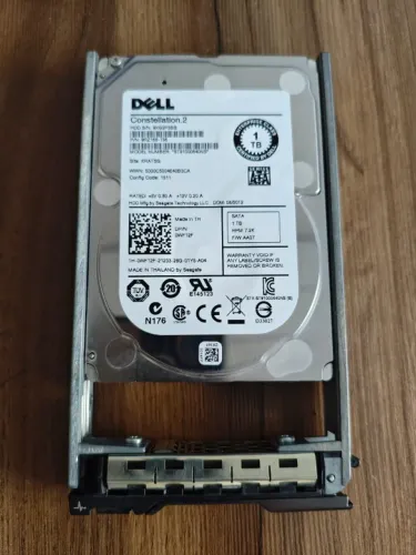 Hd Dell 1tb 7.2k Rpm Sata 6gbit/s 512n 2.5 Com Gaveta