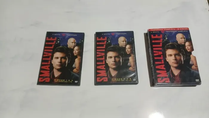 DVD BOX - SMALLVILLE, FRINGE, HARRY POTTER, O PODEROSO CHEFÃO, MATRIX - 50,00 CADA BOX