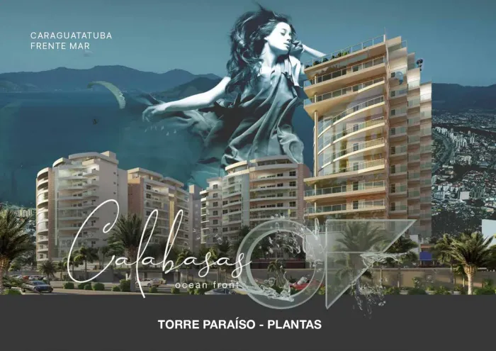Lançamento Calabasas Ocean Front, Apartamentos de 109,68 m² a 326,39 m², 3 a 4 Dormitórios