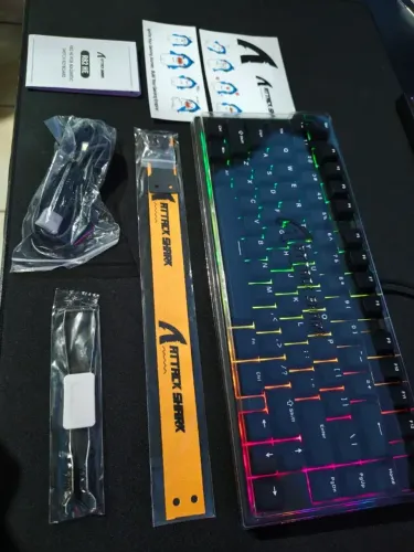 TECLADO MAGNÉTICO ATTACK SHARK R82HE - TAMANHO 75% - 8k POLLING RATE