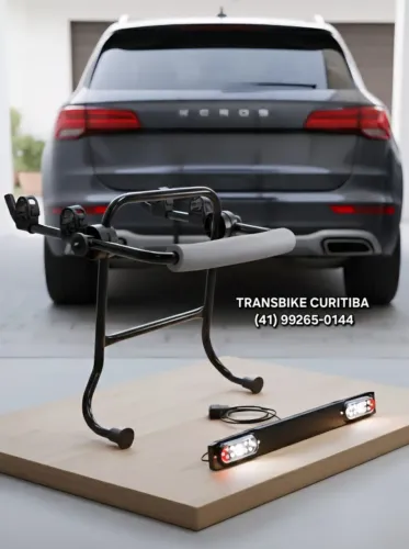 Transbike Porta Malas + Suporte de Placa Pronta Entrega em Curitiba