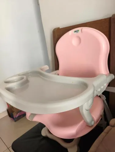 CADEIRA ALIMENTAÇÃO PORTÁTIL MAXIBABY - ROSA