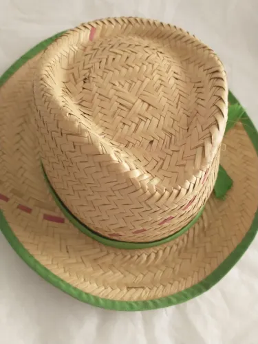 Chapéu de palha infantil para quadrilha perfeito.