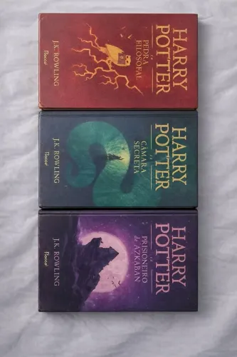 Harry Potter 1, 2 e 3 - Capa Dura - 2 Livros Nunca Usados - Ótimo Estado