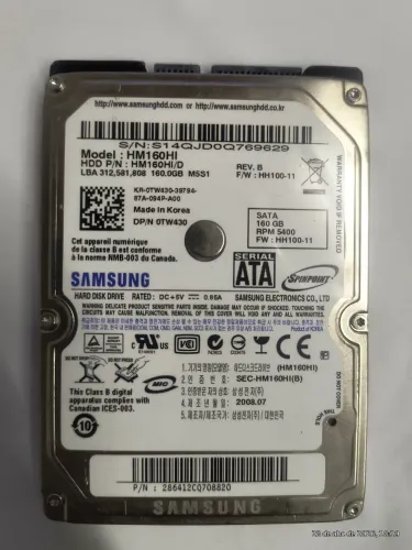 Hd 160gb Samsung 