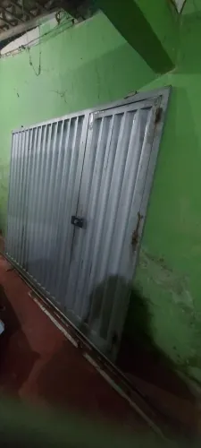 Portão galvanizado de correr com social 2.10 X 2.60