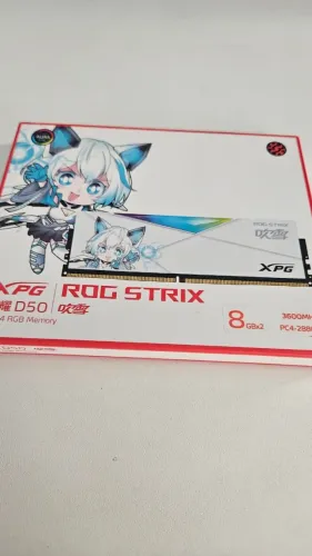 Memoria ram Ddr4 Rgb Brancas 16Gb 2x8Gb 3600Mhz (Nova 12 meses de Garantia)