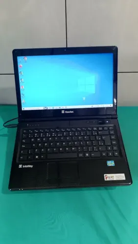 Notebook Itautec Core I3 256 GB SSD Windows Rápido fluido Garantia Parcelo no cartão
