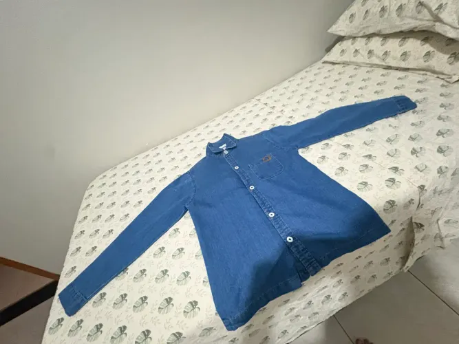 Jaqueta masculina jeans