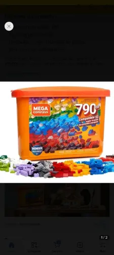MIni blocos de montar 790 peças