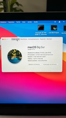 MacBook Pro 13 Retina | Late 2013 SSD 500gb 8gb RAM - Usado