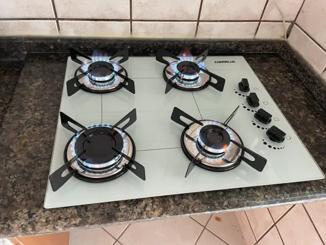 Fogão cooktop 4 bocas