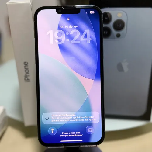  iPhone 13 Pro Max 256GB Azul Sierra | Impecável | Bateria Nova