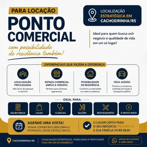 Ponto comercial e residencial