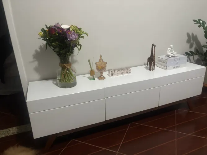 Rack retrô branco 