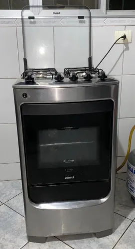 Fogão Consul 4 Bocas Inox com Acendimento Automático