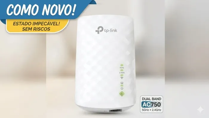 Repetidor Wi-Fi TP-Link RE200 AC750 Dual Band (2.4 e 5GHz) - Estado de Novo