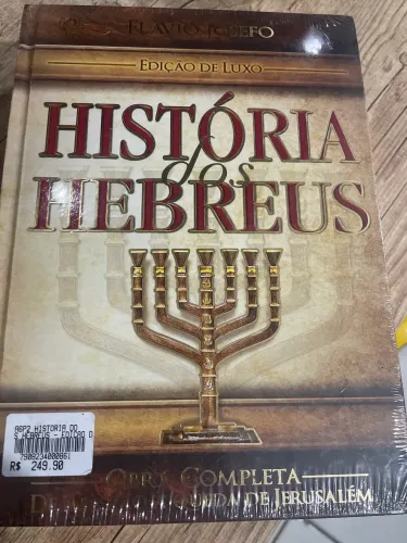 Livro História dos Hebreus-Edição de Luxo