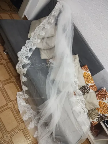 Mantilha de noiva 3 metros 