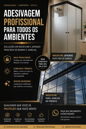 Instalação de insulfim residencial 