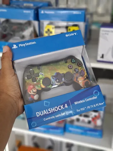 Controle ps4 tv pc celular Bluetooth personalizado - ENTREGA em slz e região