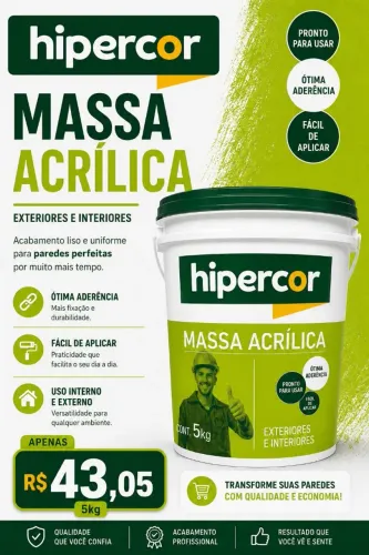 Massa acrílica 5kg 