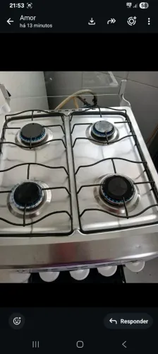 Vendo fogão esmaltec manual funcionando
