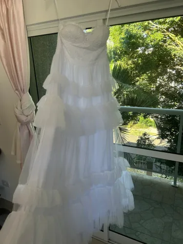 Vestido Branco Ave Rara