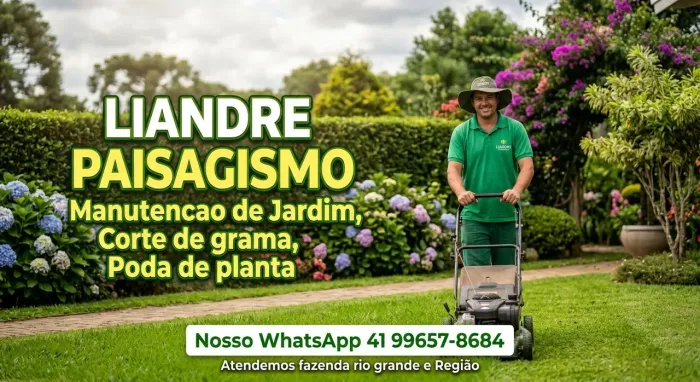 CORTE SUA GRAMA com a LiandrePaisagismo, MANUTENÇÃO DE JARDIM