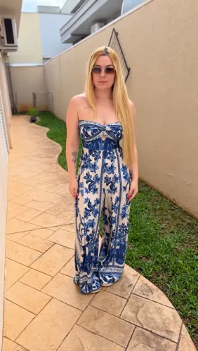 Macacão florido