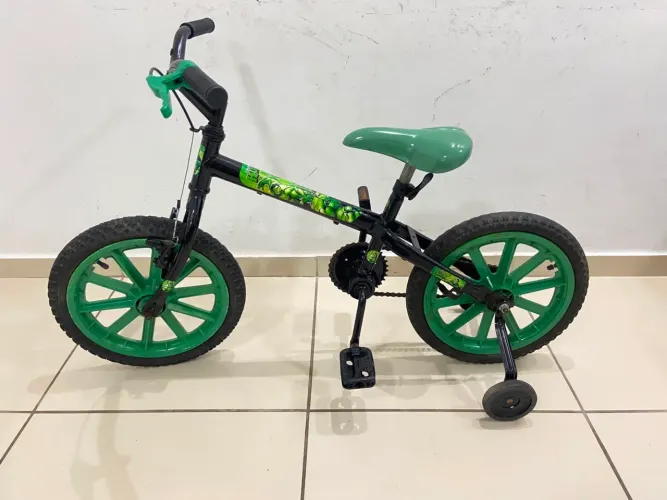 Bicicleta Infantil aro 16 do Hulk