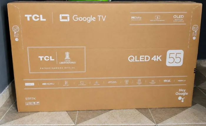 Smart tv tcl miniled QLED 75P lacrada com nf