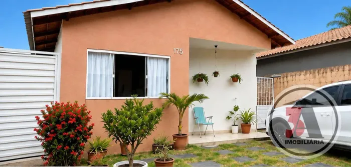 Casa 2/4 no Condomínio Lagoa Azul