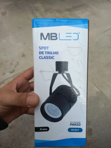 Spot trilho classico preto
