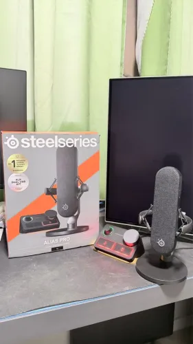 Microfone steelseries aliás pro xlr