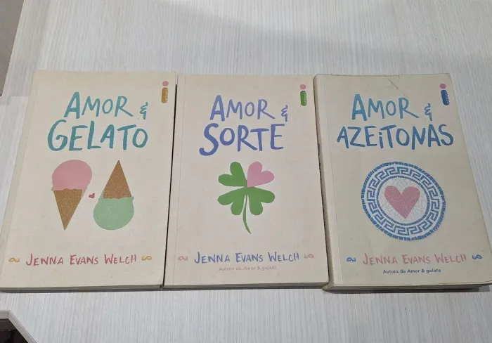 Trilogia Amor e Gelato + Amor e Sorte + Amor e Azeitonas - Jenna Evans Welch