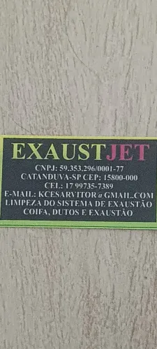 Exaustão manutenção e limpeza 