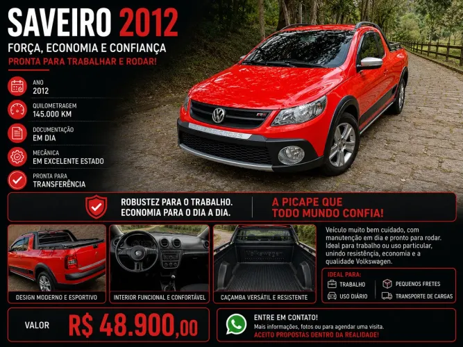 Volkswagen Saveiro Cross 1.6 MI Total Flex 8V CE 2012
