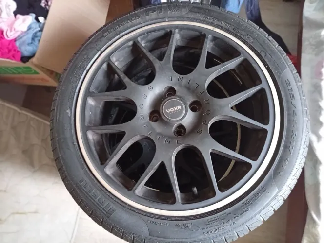 Rodas voxr r17 + pneus Pirelli