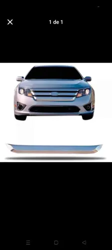 Friso cromado grade Ford Fusion 2010/11/12 original
