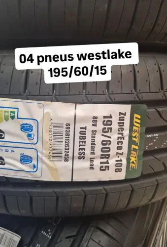4+pneus+westlake+aro+15+novos+195/60/15