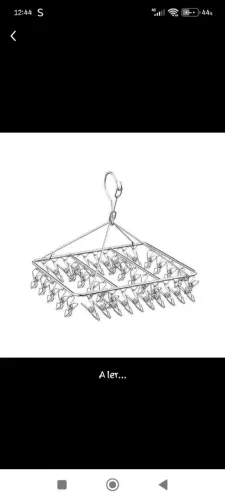 Varal aço inox 26 prendedores