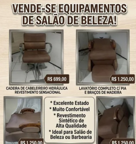 Equipamentos de salão