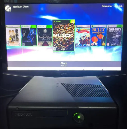 Xbox 360 slim 320gb desbloque@do RGH + LT
