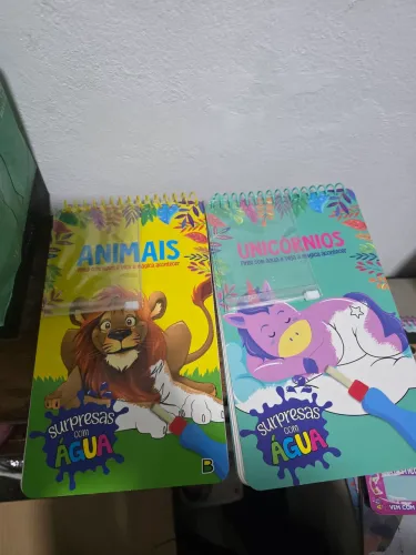 Livros de colorir com água brinquedos pintura